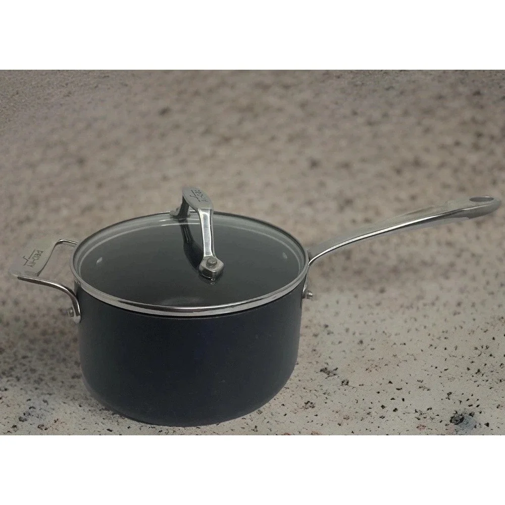 All-Clad 2.5 Qt Hard Anodized Aluminum Nonstick Sauce Pan & Tempered Glass Lid